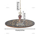2pcs Spirit Pendulum Paired with Astrological Divination Disc, Divination Tool for Decision-making and Spiritual Rituals