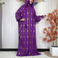 New Long Sleeves Two-Hat Abaya Loose Muslim Ramadan For Women Prayer Clothes Dubai Turkey Islam Dress African Kaftan Women Dress
