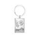 Dawapara Tarot Cards Keychains Stainless Steel Vintage Amulet Good Luck The Major Arcana Keyring Wiccan Jewelry