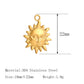3Pcs Stainless Steel Cowboy Hat/Boot/Horseshoes Charms Astrology Celestial Sun Star Pendant DIY Necklace Bracelet Jewelry Making