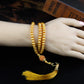 Sunspicems Allah Mohammed Rosary Bracelets TASBIH Muslim Prayer Beads Turkish Style 99 Beads Glass Pearls Charm Bracelets Gift