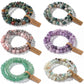 3pcs/set Natural Stone Beads Bracelet For Women Men 4 6 8 MM Indian Moss Agates Rhodonite Quartzs Jewelry Bracelet Gift Fashion