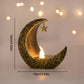 Ramadan Led Lantern Light Eid Mubarak Home Decoration Star Moon Ornaments 2025 Islamic Muslim Party Supplies Eid Al-Fitr Gifts