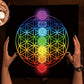 Tarot Tablecloth Mandala Flower Of Life Altar Cloth For Divination Meditation Circle Galaxy Tarot Mat Spiritual Oracle Card Pad