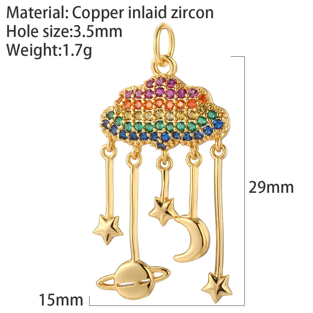 Cute Butterfly Flower Necklace for Women Gold Color Moon Collars Dije Stainless Steel Chain Diy Jewelry High Quality