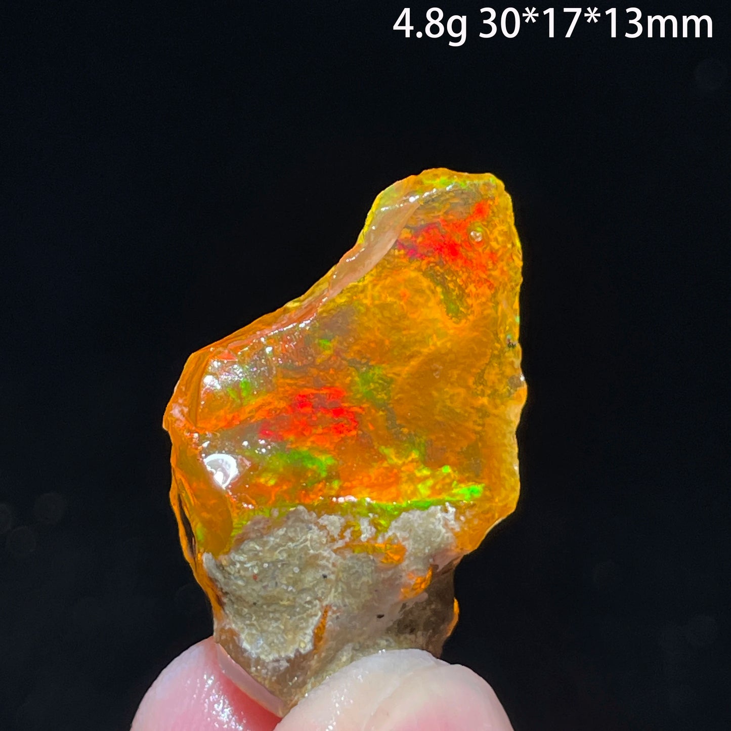 Natural Colorful Ethiopia Opal (Need In Water) Rare Gem Stone Mineral Healing Quartz Crystals Gemstone Shooting under lighting