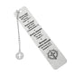 Religious Stainless Steel Bookmarks with Charms，Durable Page Markers for Christians, Bible Readers & Gift - Givers