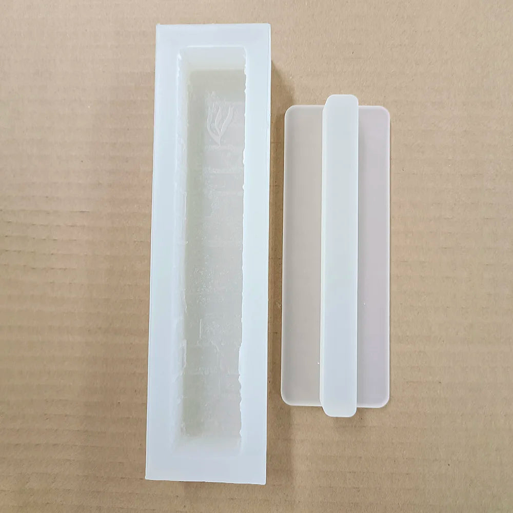 Concrete & Jesmonite Classic Rectangle Silicone Molds for Mezuzah cases | Shin Flames | Silicone Molds for Mezuzah Cases