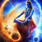 Divine Abstract Lord Shiva Canvas Poster  Hindu God Wall Art for Living Room  Religious Home Decor  Indian Deity Prints