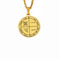 King Solomon Seal Talisman Amulet Jewelry Prosperity Manifest Love Pentacles Coin Medallion Stainless Steel Pendant Necklace