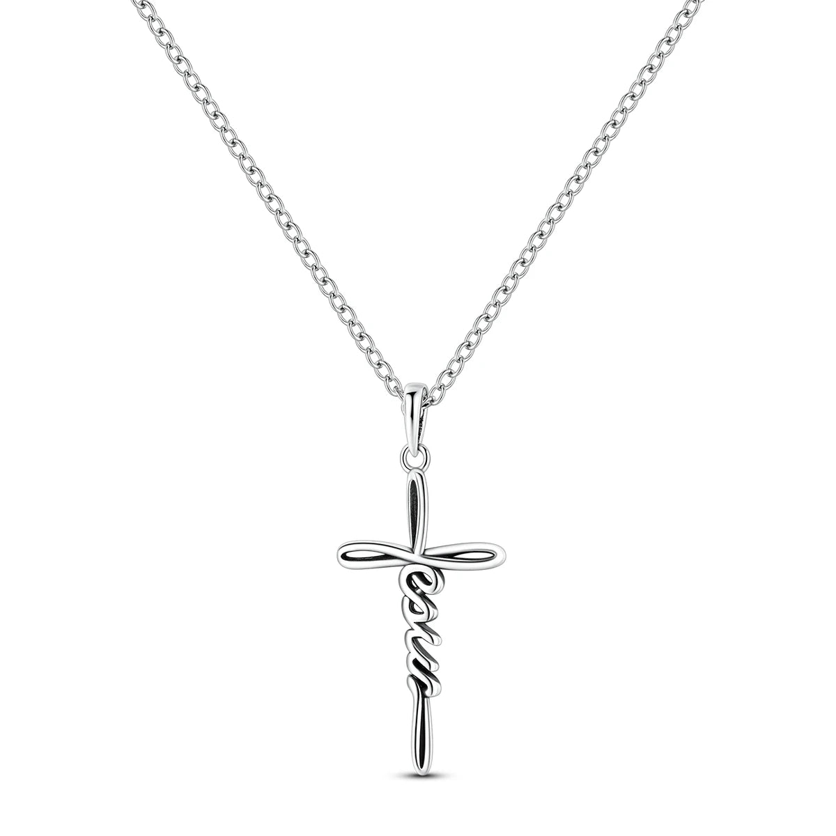925 Sterling Silver Earrings Rings Necklaces Bracelets For Woman Cross Christianity Drop Earring Fit Charms DIY Fine Jewelry