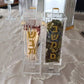 Transparent Acrylic Judaica Shabbat Match Box with Magnetic Lid Lucite Besamim Holder Box with Gold Logo Desktop Decor Gift