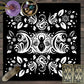 1pc Tarot card tablecloth, mysterious rune astrology altar cloth, witchcraft cabin decoration tablecloth, card game tablecloth