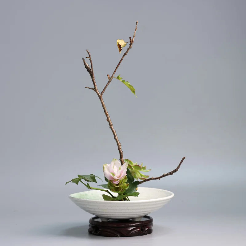 Japanese Frog Vase Ceramic Bouquet Flower Arrangement Bowl Device Kenzan Arranging Ikebana Centerpieces Wedding Floral Holder