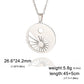 Dawapara Fibonacci Spiral Necklace Sacred Geometry The Golden Ratio Pendant Stainless Steel Jewelry Valentine's Day Gift