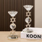 Crystal Star of David Candle Holders Set of 2 Hanukkah Menorah Jewish Shabbat Wedding Decor Elegant Tealight Votive Stick Holder