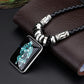 2024 Personalized Pendant Necklace Galaxy Constellation Design 12 Zodiac Sign Horoscope Astrology Necklace For Women Men Resin J