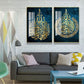 Decor Arabic Calligraphy Poster Print Home Decoration Ayat ul kursi Islamic Wall Art Canvas Painting Gift Muslim Wedding