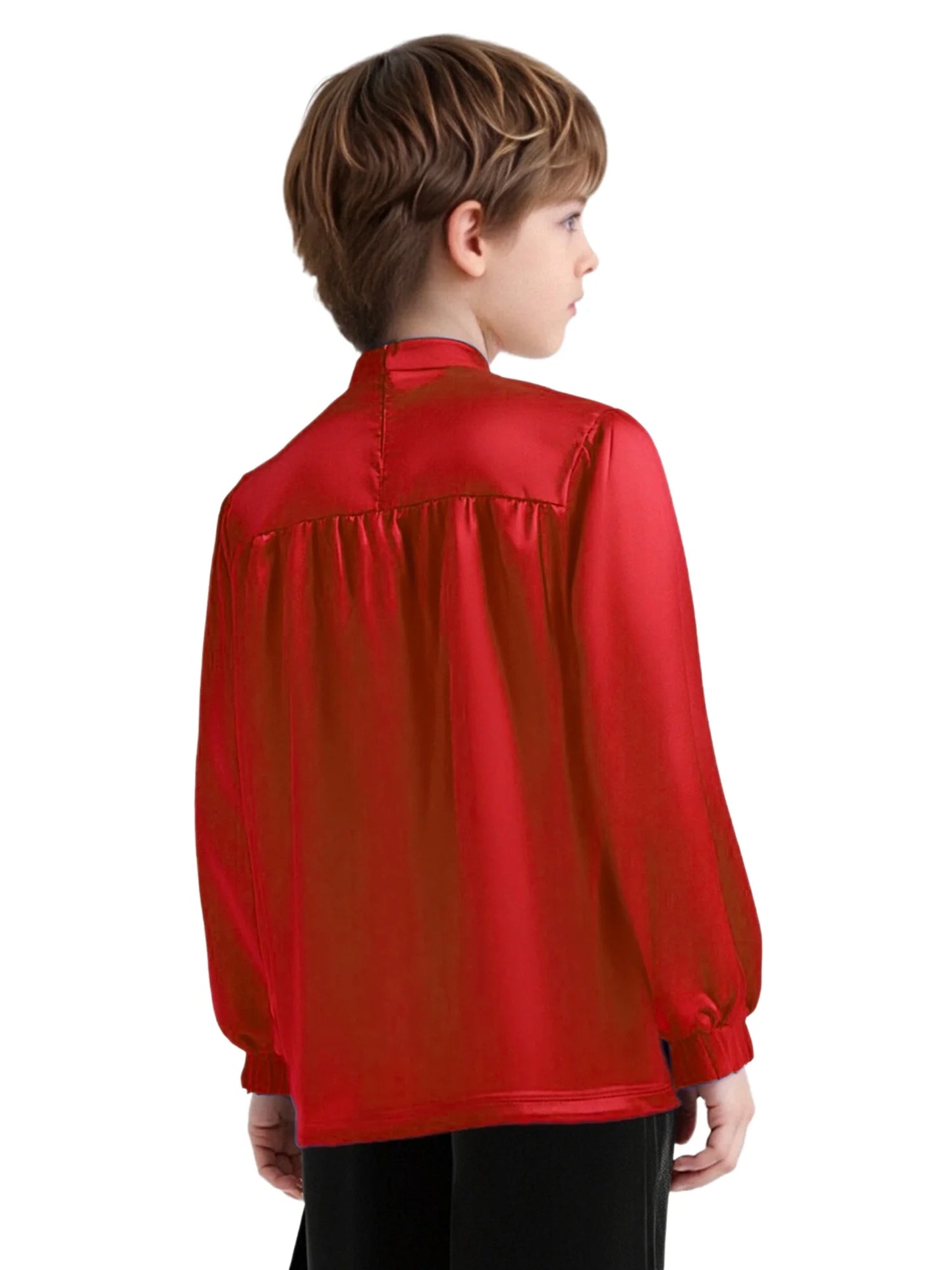 Boys Girls Church Choir Worship Praise Dance Outfit Long Sleeve Top+Robe+Pants Halloween Christian Pastor Priest Cosplay Costume