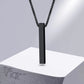 Cylindrical Necklace, Unisex, 3D Bar Pendant, Simple Casual Neutral Necklace