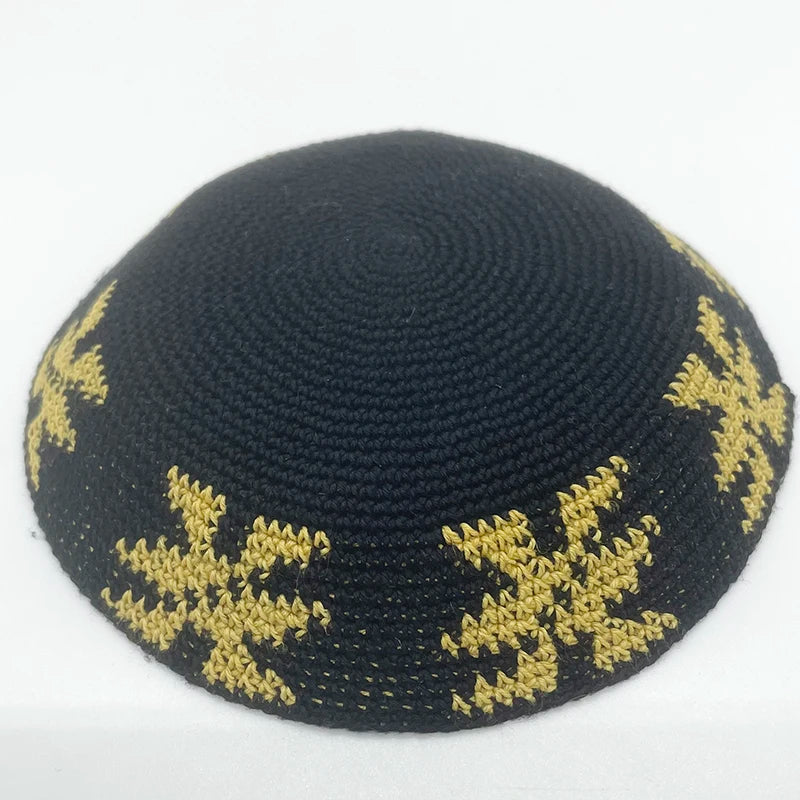 Jewish Kippa 17cm Knitted Kippah Yarmulke Skullcap