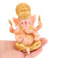 Bar Counter Cashier Desktop DIY Decoration Gold Lord Ganesha Buddha Statue Elephant God Sculptures Ganesh Figurines