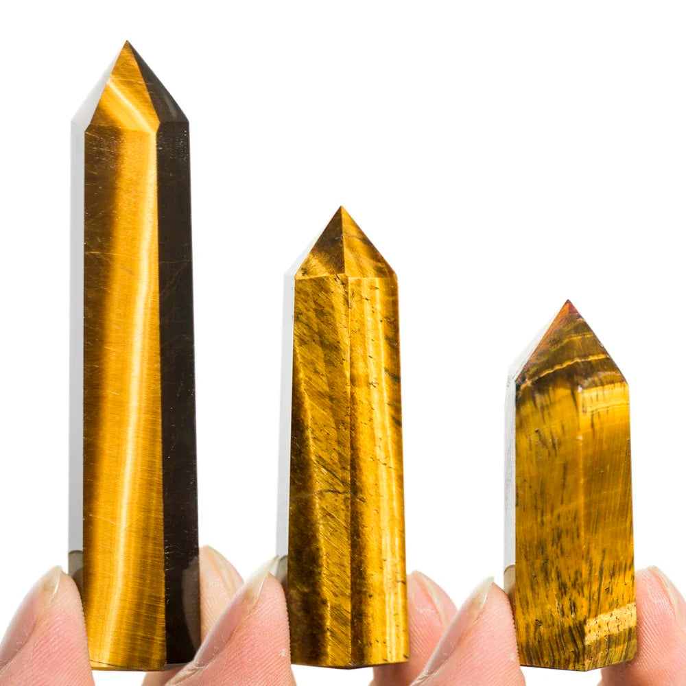 4-7cm Natural Crystal Point Column Energy Purification Reiki Healing Stone for Meditation Mindful Relaxation Home Decor Gift