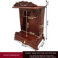 Standing Cabinet with Buddhist Nativity, Solid Wood, God of Wealth