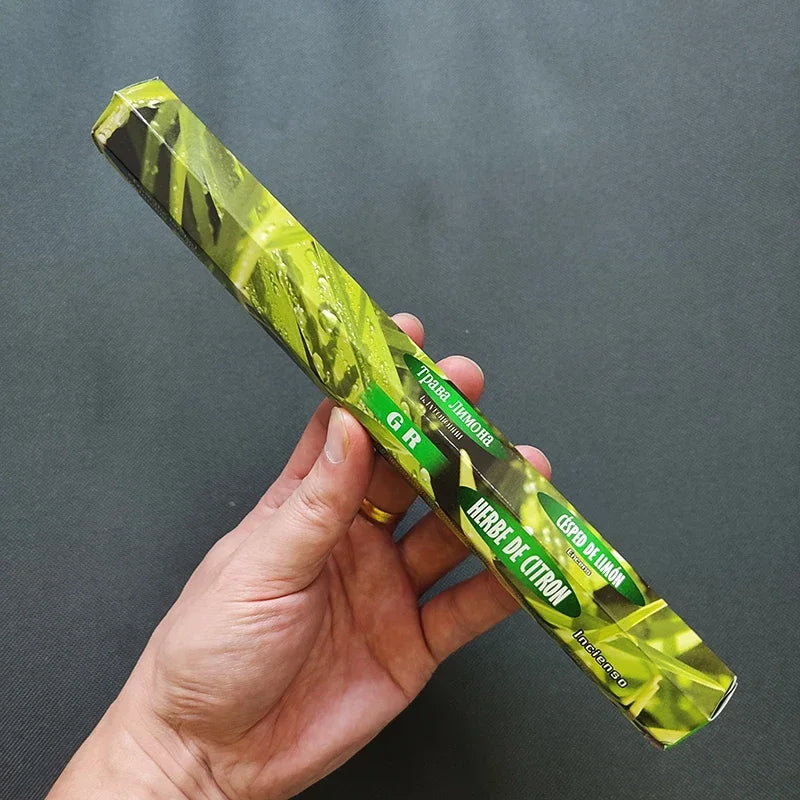 Y 20 Sticks Indian Incense White Sage Meditation Lavender Yoga Sea Breeze Love Incense Purifying Air Deodorization Aromatherapy