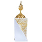 Exquisite rotating square household incense burner decoration ornament black and white incense burner ornament