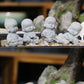 Buddha Stone Statue Little Buddhist Monks Tibetan Buddhism Figurines Zen Garden Ornament Meditation Home Aquarium Decoration