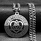 Viking Witch Celtic Knot Pendant Necklace Stainless Steel Men Chain Odin Gothic Necklace Protection Amulet Jewelry nudo de bruja