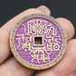 Ancient Chinese Coin Model Mountain Ghost Money Traditional Feng Shui Amulet Of Wealth Leizu Good Luck Coin Hanging Decoration