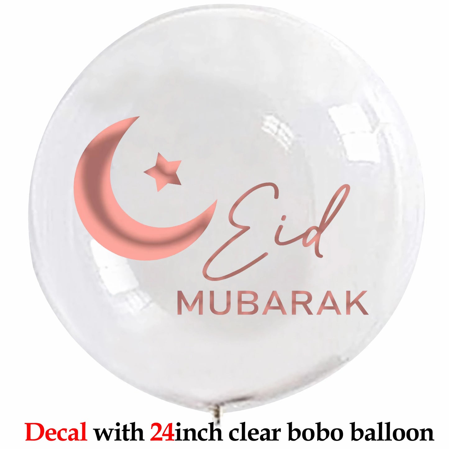 Custom Umrah Mubarak Balloon Helium Eid Balloons Sticker Muslim Islamic Festival Party DIY Decor Ramadan Kareem Decorations
