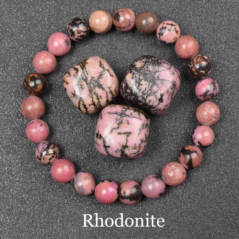 Natural Golden Obsidian Stone Beads Bracelet Men Women Golden Light Rainbow Obsidian Raw Stone Round Bead Natural Energy Jewelry