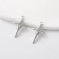 10pcs Silver Color Star Moon Cross Zinc Alloy Pendant For DIY Handmade Necklace Bracelet  Jewelry Making