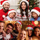Luminous Christmas Hats Light Up LED Santa Claus Hat Christmas Decoration For Adult Kids New Year Festive Holiday Party Supplies