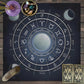 1pc Tarot card tablecloth, mysterious rune astrology altar cloth, witchcraft cabin decoration tablecloth, card game tablecloth