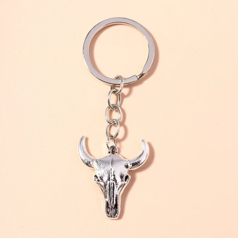 1Pc Bohemia Evil Eye Hamsa Hand Keychain for Women Men Blue Eye Sun Feather Key Ring Bag Pendant Car Key Holder Rings Wholesale
