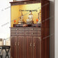 X A  Chinese Style with Door Altar Buddha Shrine Household Altar Cabinet God of Wealth Clothes Closet Shrine