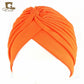 NEW Luxury Divas Stretchable turban Head wrap hat with beaded pendant women Headwear