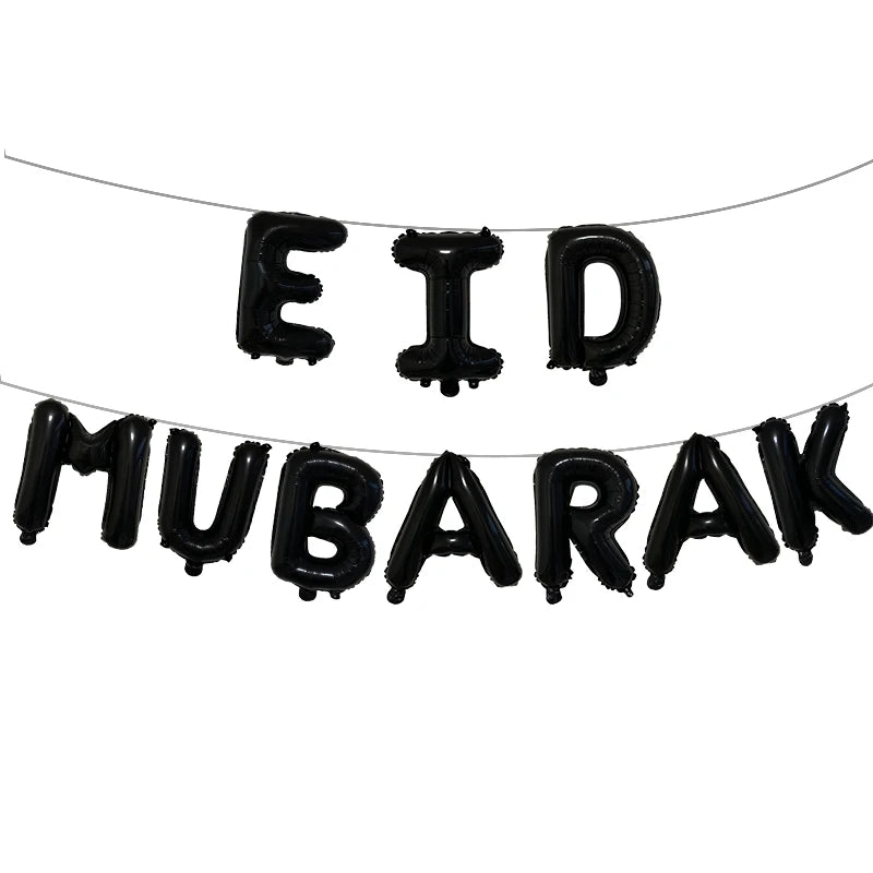 1set Moon Star Balloon Set for Muslim EID Mubarak Festival Home DIY Decoration Ramadan Kareem Kids Birthday Party Ballon Globos