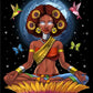 Indian Buddha Statue Meditation Chakra Mandala Print Art Canvas Poster for Living Room Decoration Home Wall Decor Picture