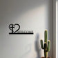 1PC Cross Heart Metal Wall Art Black Iron Religious Sign Faith Home Decor