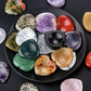 40mm Heart Crystal Worry Stone Palm Energy Therapy Reiki Healing Massage Quartz Meditation Pocket Gemstone Spiritual Thumb Flake