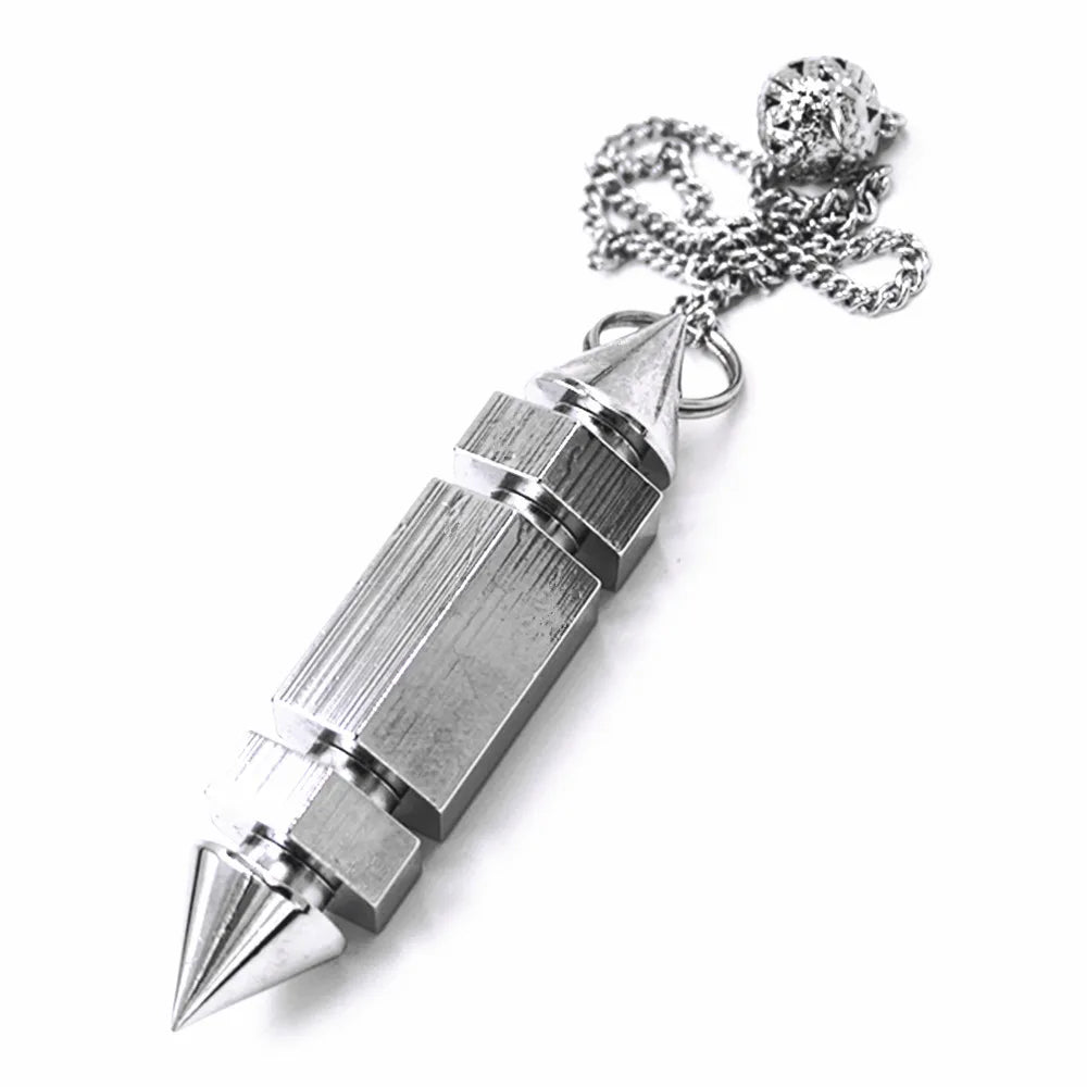 Pendulum - Brass Metal Dowsing & Divination Tool for Reiki Chakra & Metaphysical Spirituality Yoga Balancing Pendant
