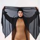 Premium Chiffon Hijab With Bulit-in Magnets Solid Color Easy To Wear Shawl Wrap With Undercap For Muslim Women