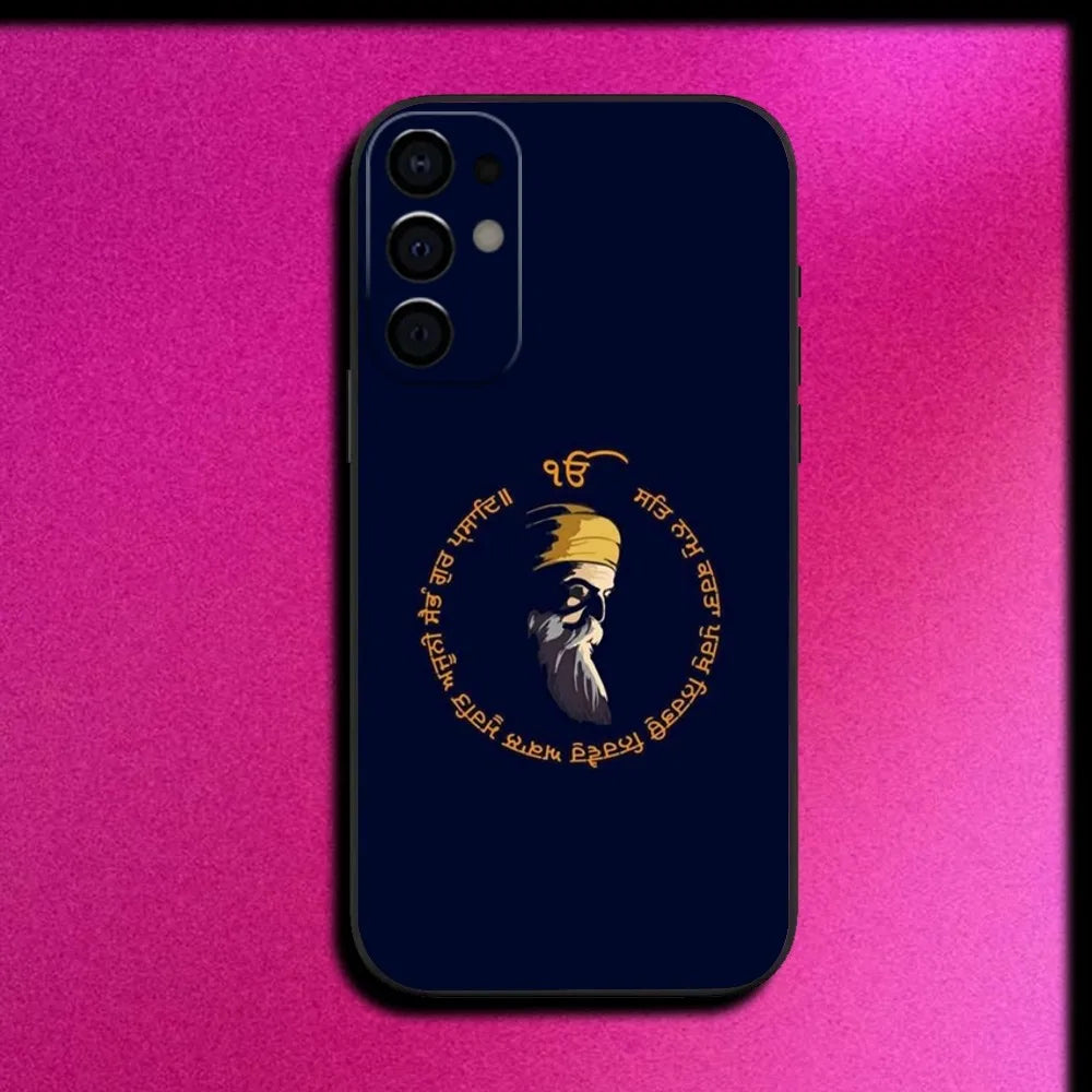 Sikh Khanda Sikhism Sover Phone Case For Samsung S25,S24,S21,S22,S23,S30,Ultra,S20,Plus,Fe,Lite,Note,10,9,5G Black Cover