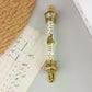 Door Metal Blessing Mezuzah With Scroll Door Decoration House Religious Gift Retro Mezuzah Case Plaque
