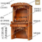 D178  Household Buddhist shrine cabinet solid wood, Guan Gong shrine cabinet God of Wealth offering cabinet